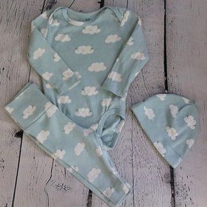 Unisex 3-Piece Long Sleeve Set